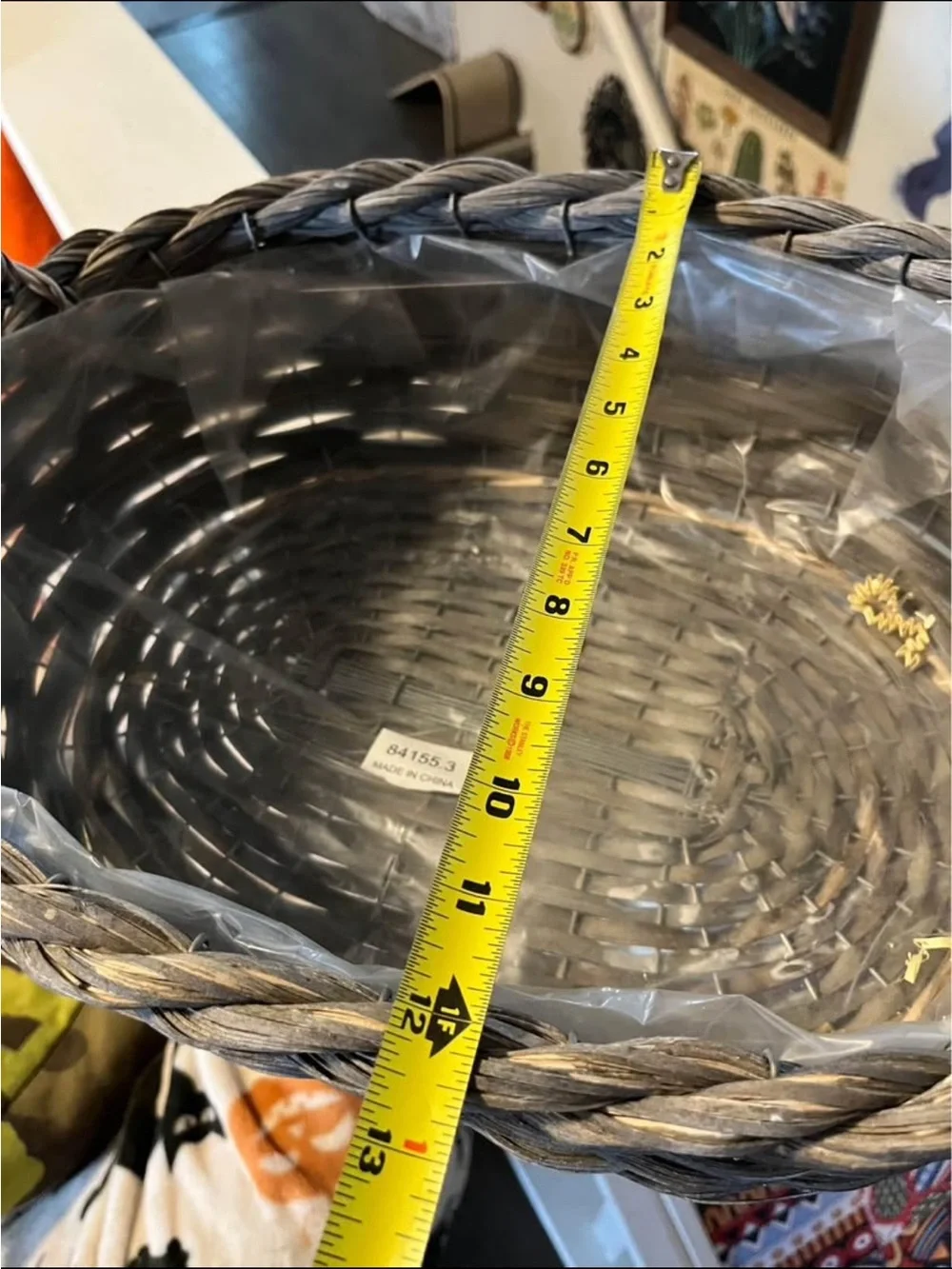 Source Unknown grey wicker